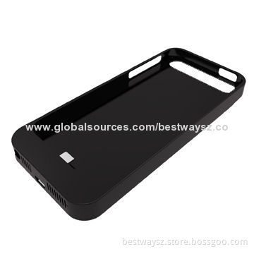 Power case for iPhone 5, MFI certified, 5s compatible, 2000mAh battery